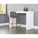 Dover 40 inch Bravo Portabella / Sparrow Grey Barstool